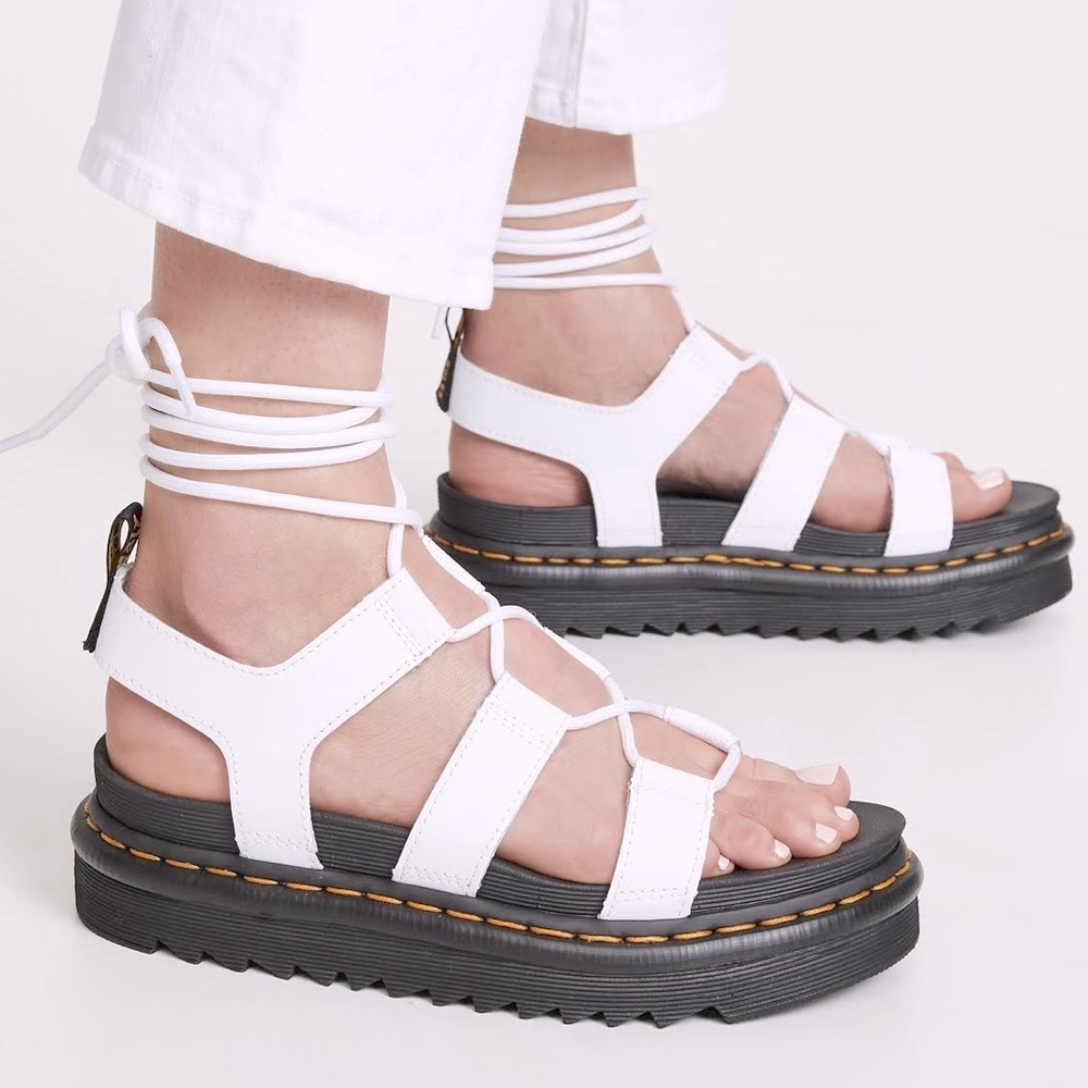 DR MARTENS🌚 NARTILLA LEATHER GLADIATOR SANDALS